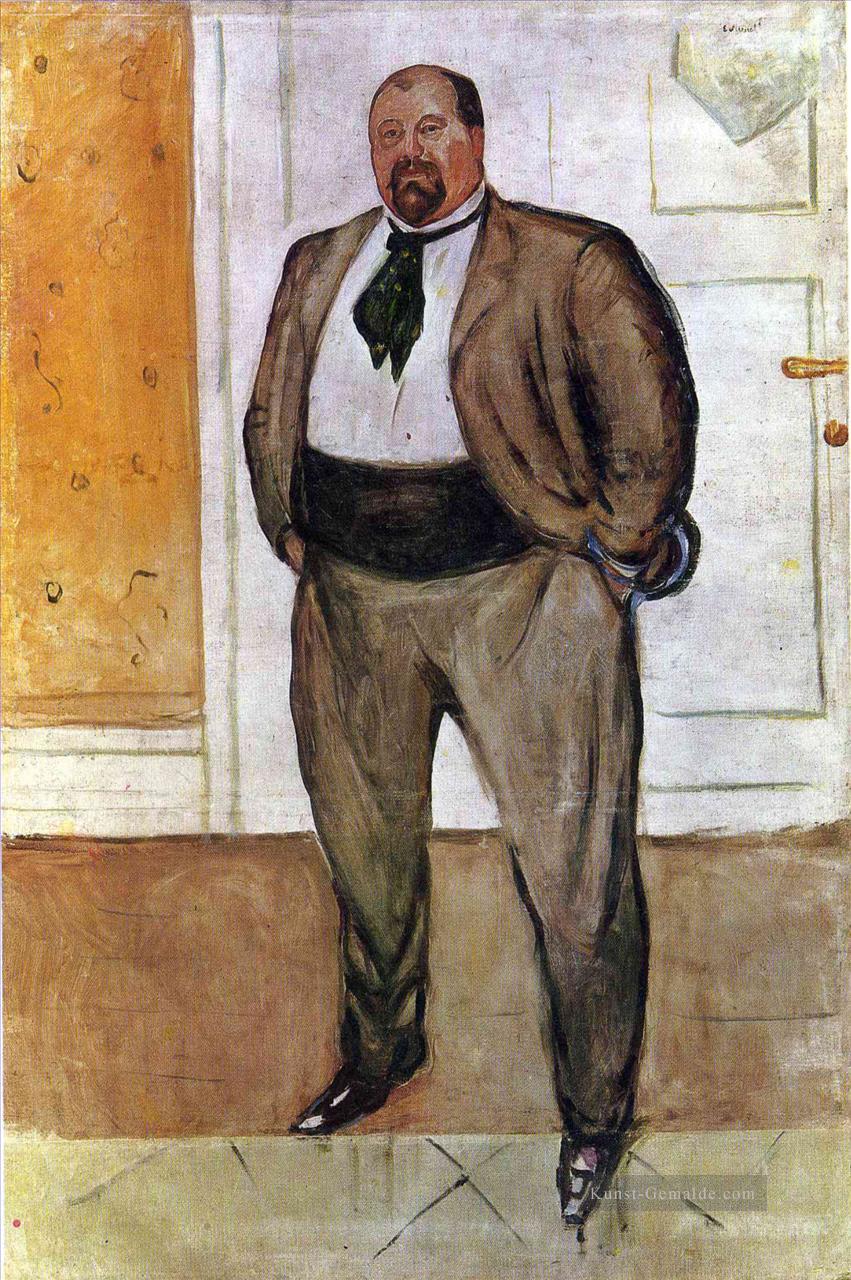 christen Sandberg 1909 Edvard Munch Ölgemälde